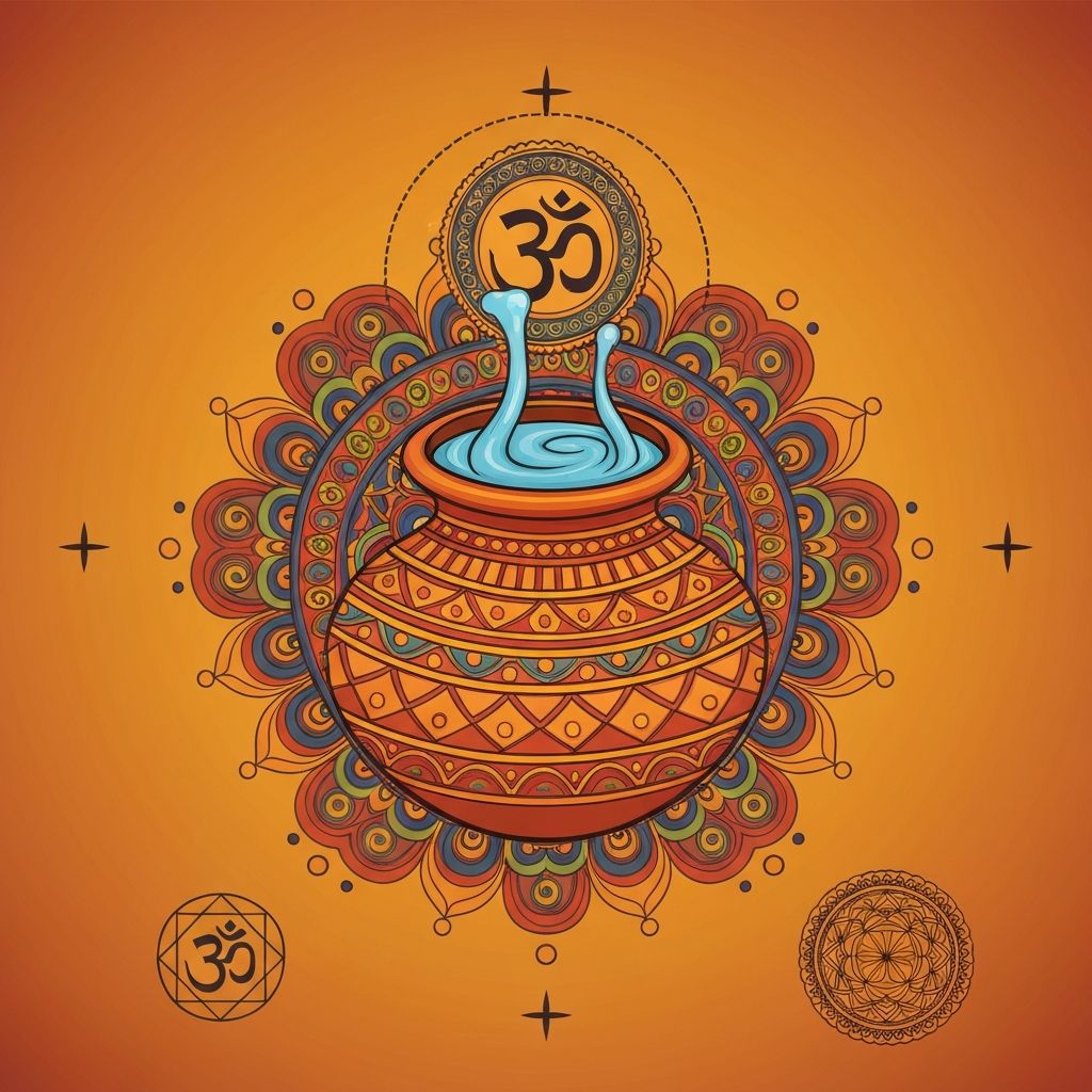 Kumbha (कुंभ) rashi symbol