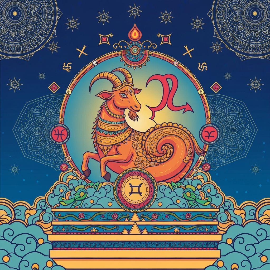 Makara (मकर) rashi symbol