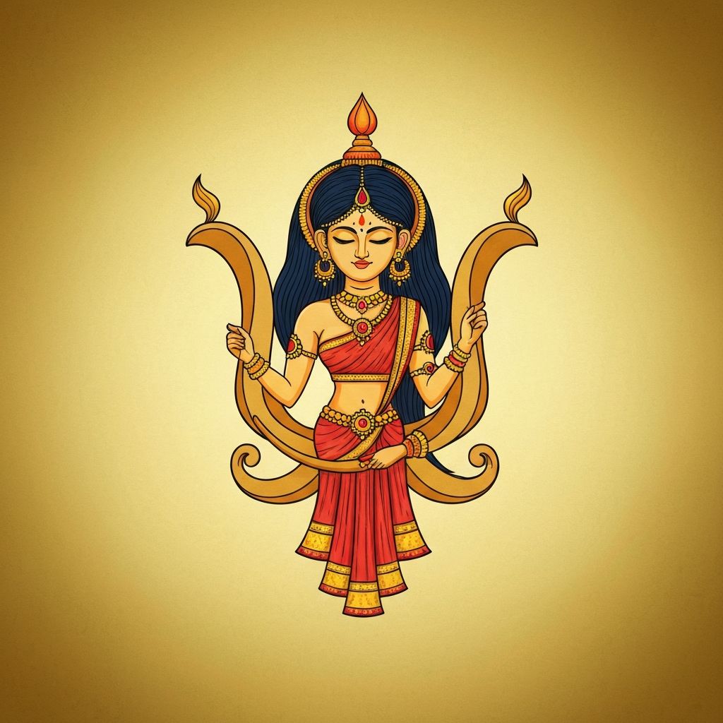 Kanya (कन्या) rashi symbol