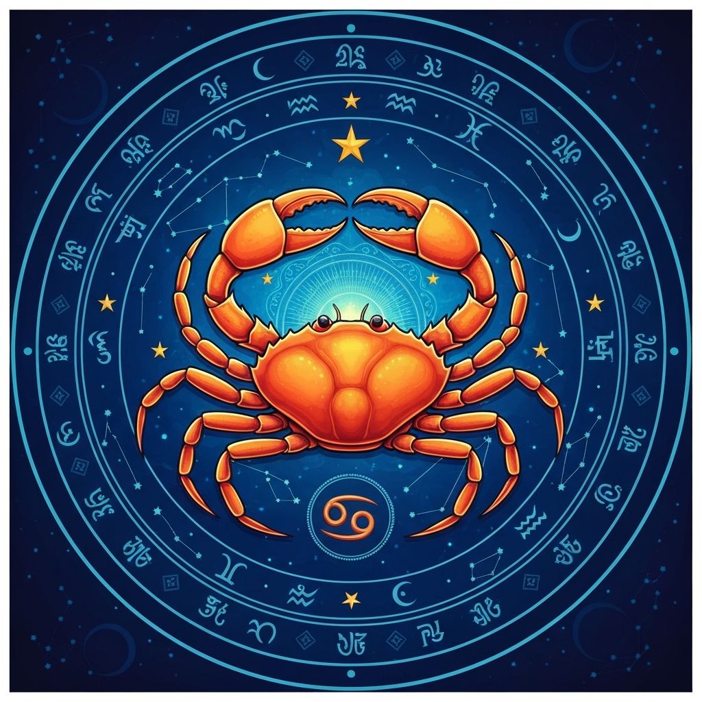 Karka (कर्क) rashi symbol