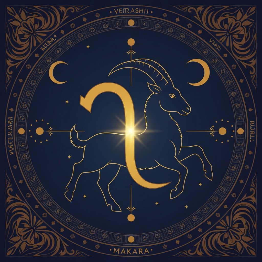 Makara (मकर) rashi symbol