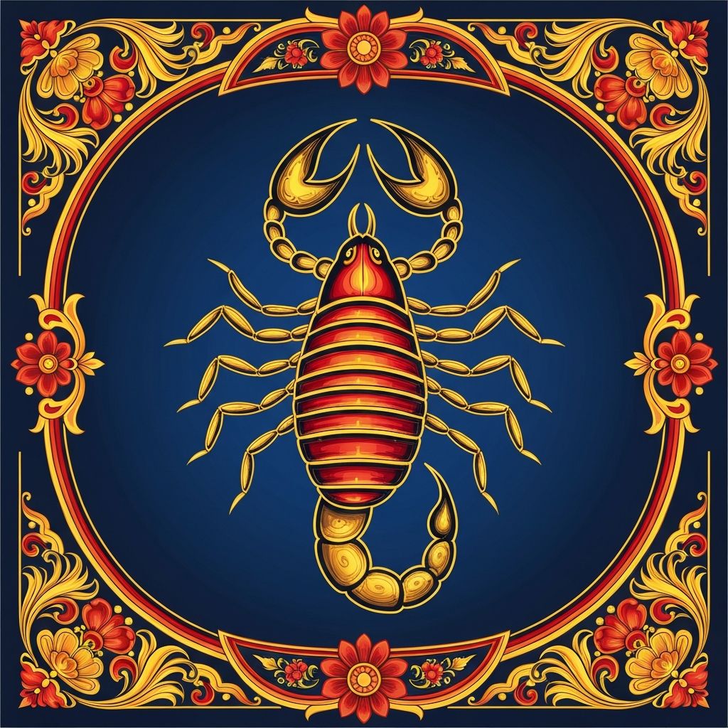 Vrischika (वृश्चिक) rashi symbol